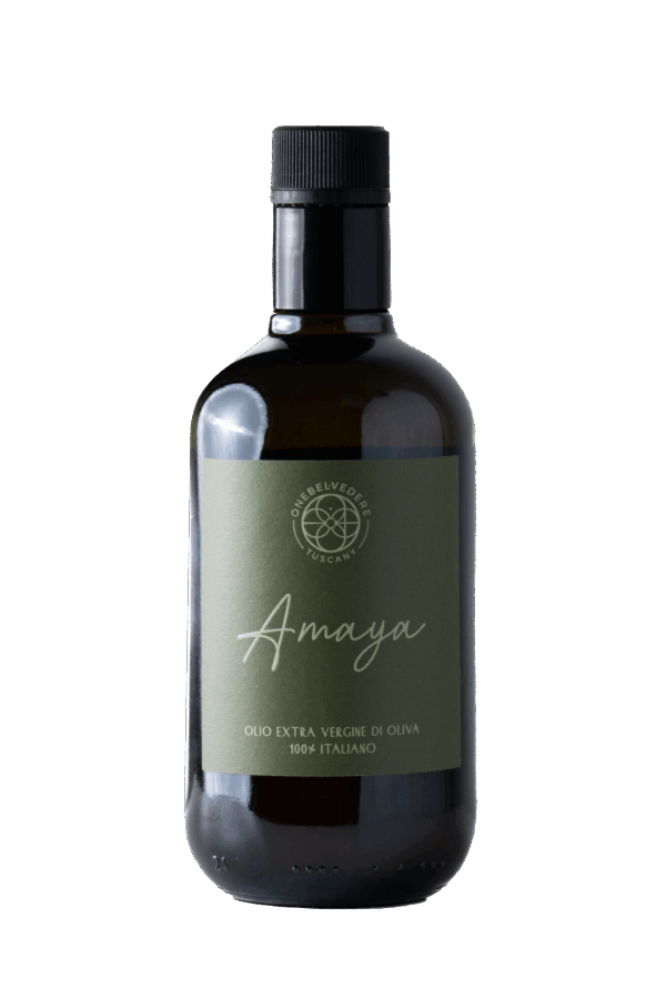 bottiglia di Amaya olio extravergine di oliva