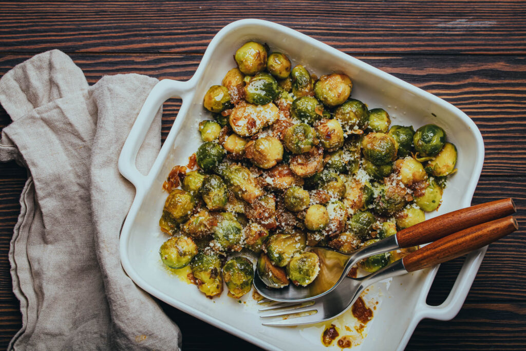 Fresh pea sprouts grown at One Belvedere regenerative organic farm